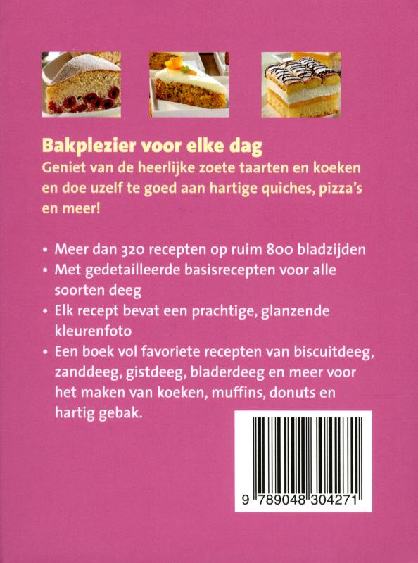 Achterkant van Het kleine dikke bakboek