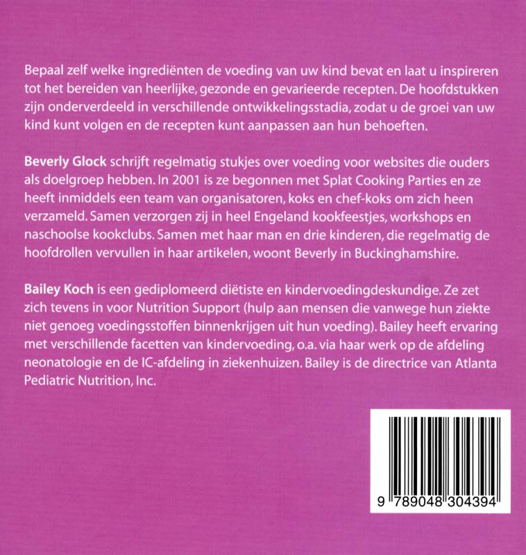 Achterkant van 500 baby & peutergerechten
