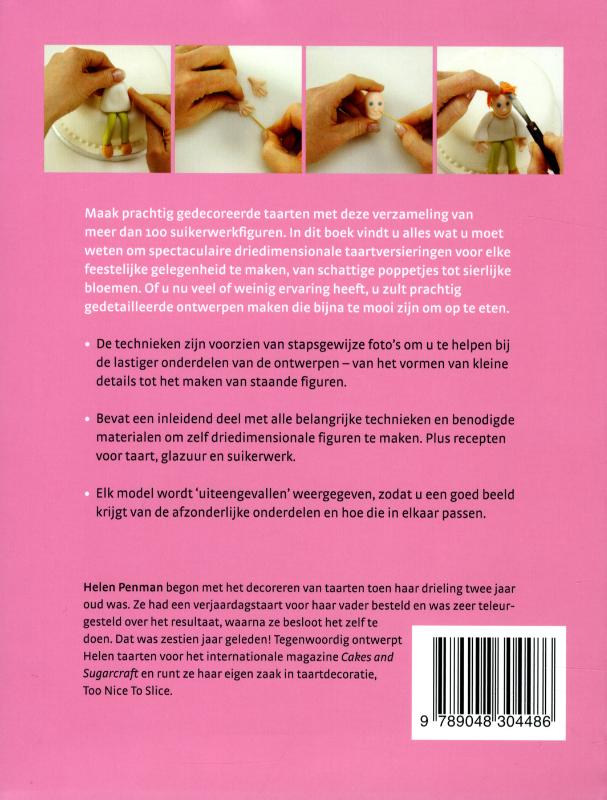 Achterkant van Fondantdecoraties