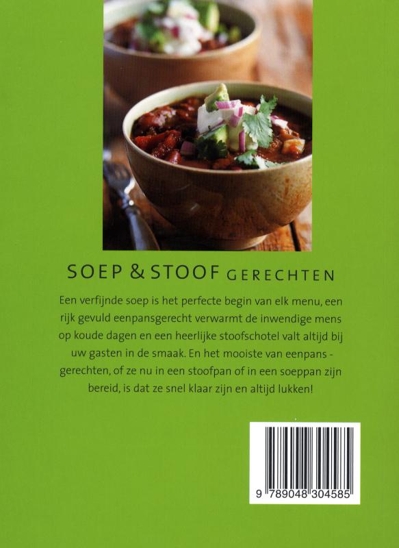 Achterkant van Soep- en stoofgerechten