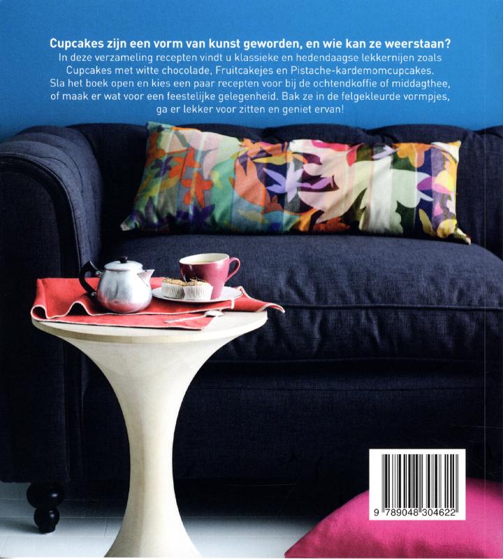 Achterkant van De cupcakesbox