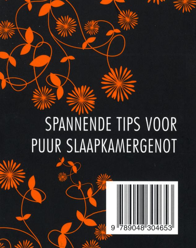Achterkant van Kama Sutra zakboekje