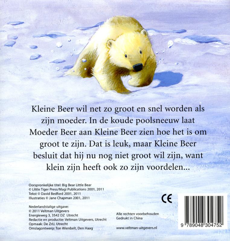Achterkant van Grote beer, kleine beer