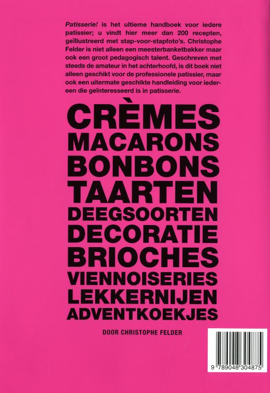 Achterkant van Patisserie!