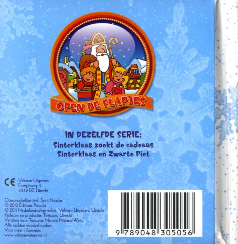 Achterkant van Sinterklaas
