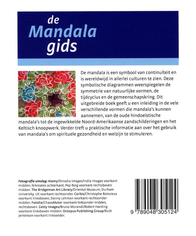 Achterkant van De mandalagids