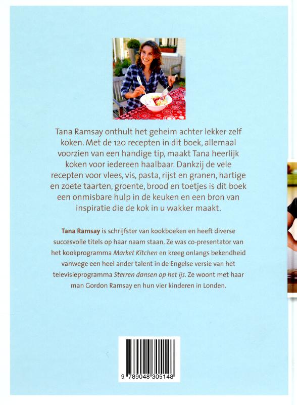 Achterkant van Tana's keukengeheimen