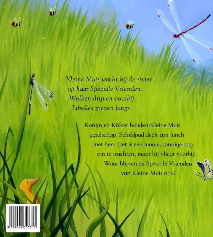 Achterkant van Kleine Muis en haar speciale vrienden