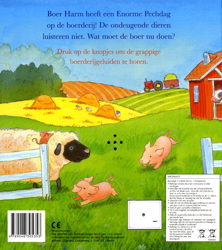 Achterkant van Boerderij op stelten
