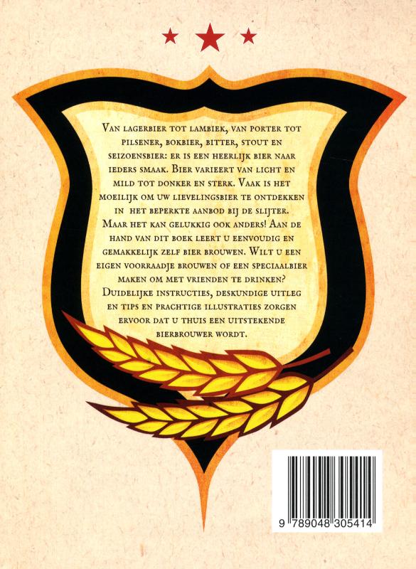 Achterkant van Zelf bier brouwen