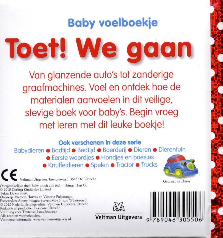 Achterkant van Toet! We gaan