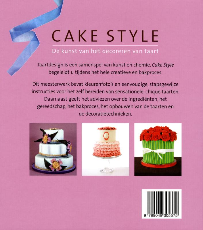 Achterkant van Cake style