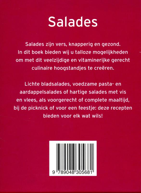 Achterkant van Salades
