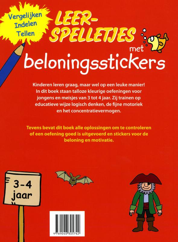 Achterkant van 3-4 jaar