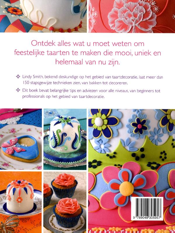 Achterkant van Handboek taartdecoraties