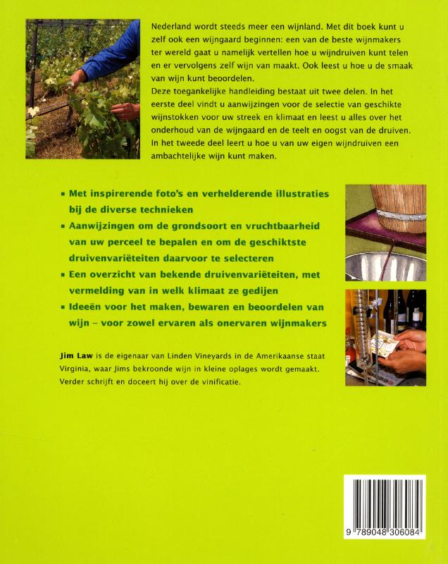 Achterkant van Zelf wijn maken
