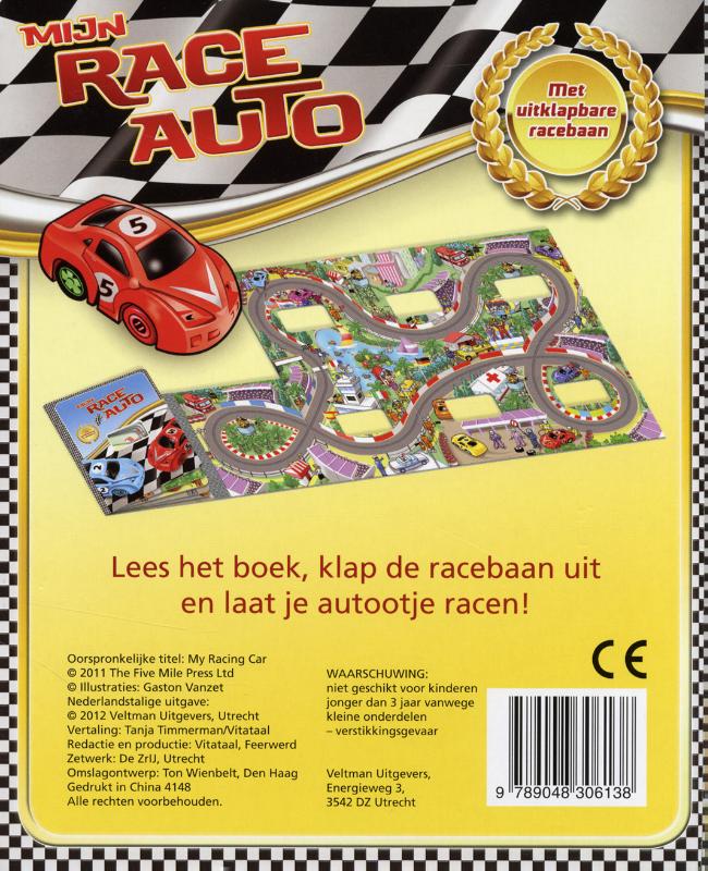 Achterkant van Mijn race auto