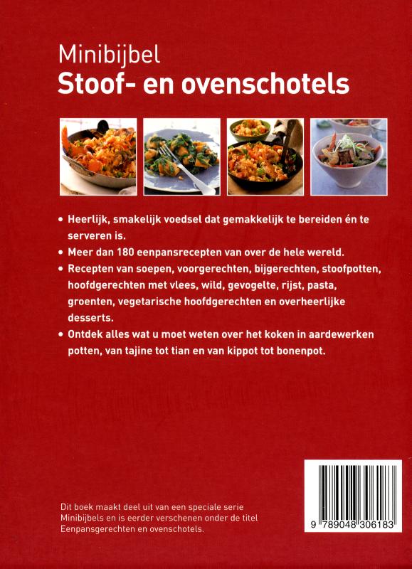 Achterkant van Stoof- en ovenschotels