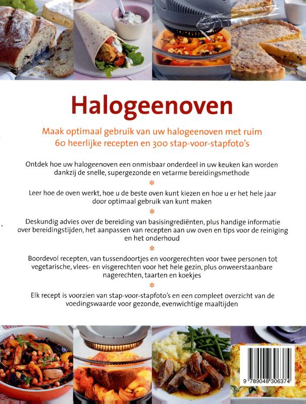 Achterkant van Halogeenoven