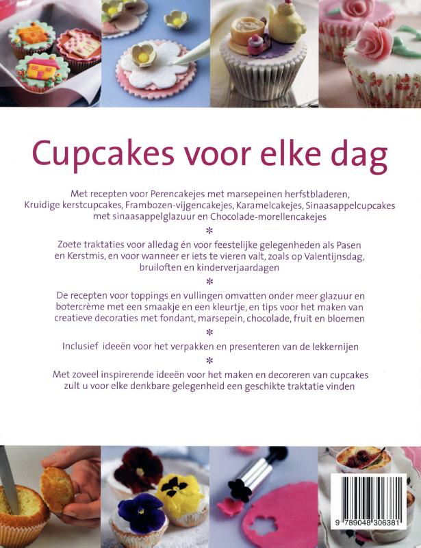 Achterkant van Cupcakes voor elke dag