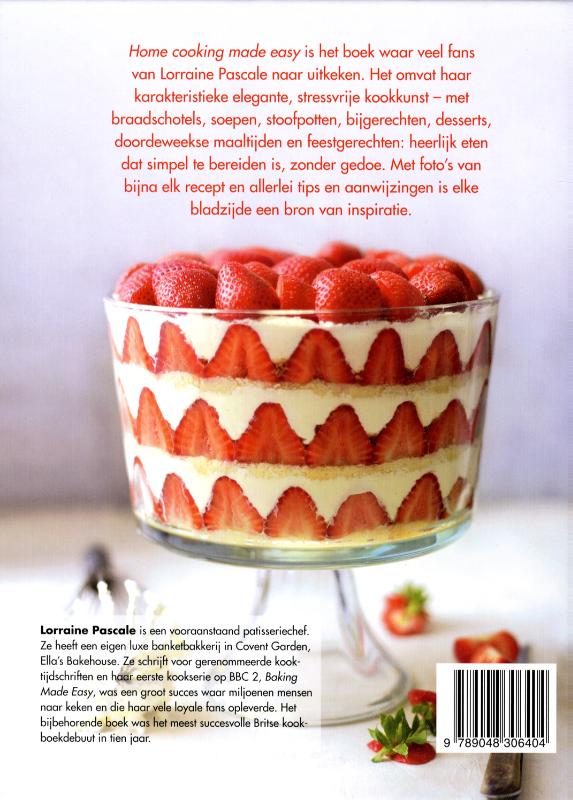 Achterkant van Home cooking made easy