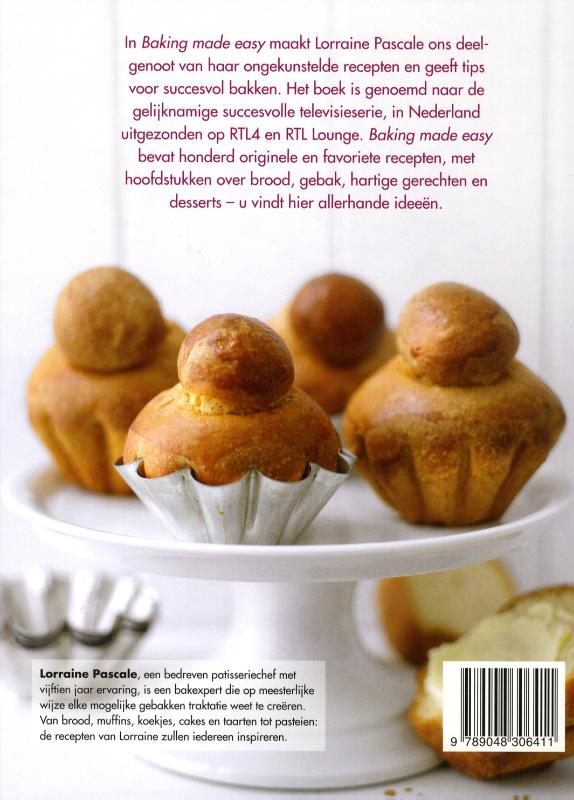 Achterkant van Baking made easy