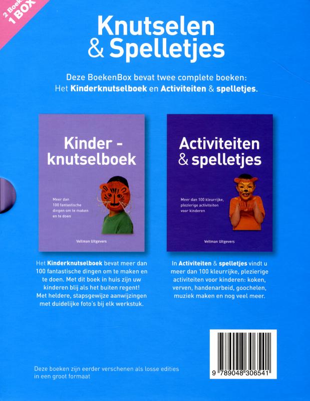 Achterkant van Knutselen & spelletjes
