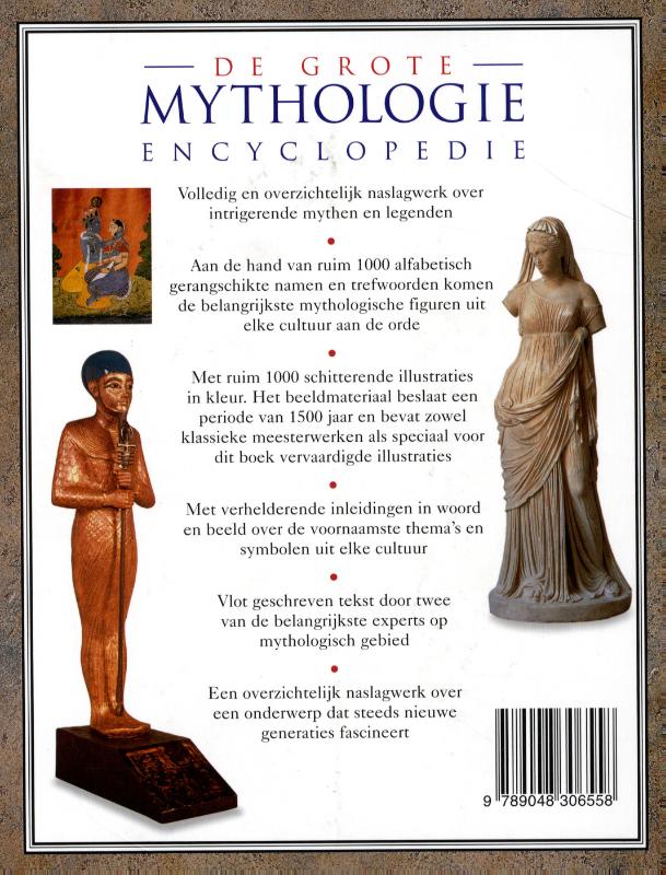 Achterkant van De grote mythologie encyclopedie