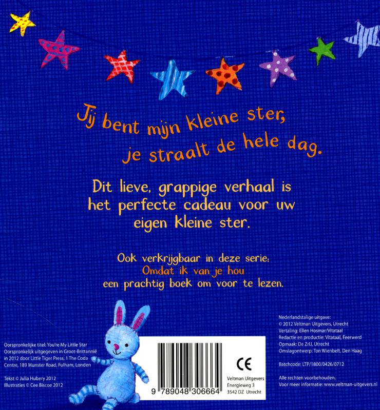 Achterkant van Jij bent mijn kleine ster