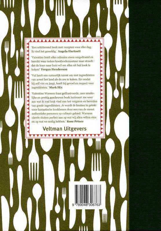 Achterkant van The good table