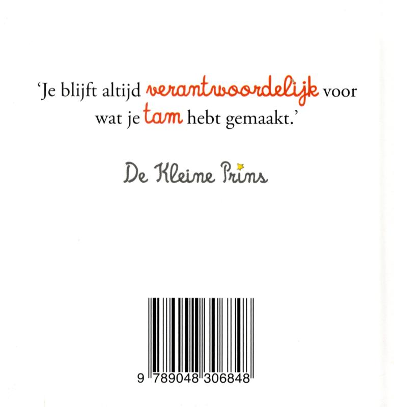 Achterkant van De Kleine Prins: Liefde
