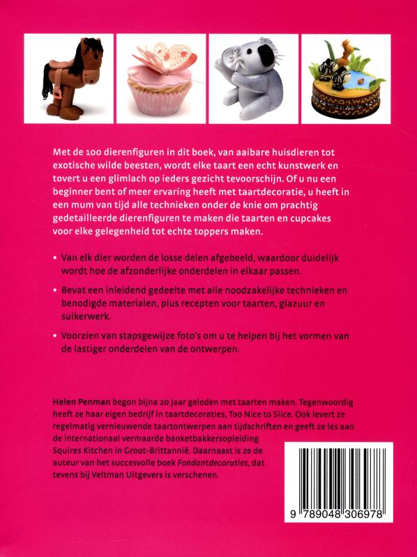 Achterkant van Fondantdieren