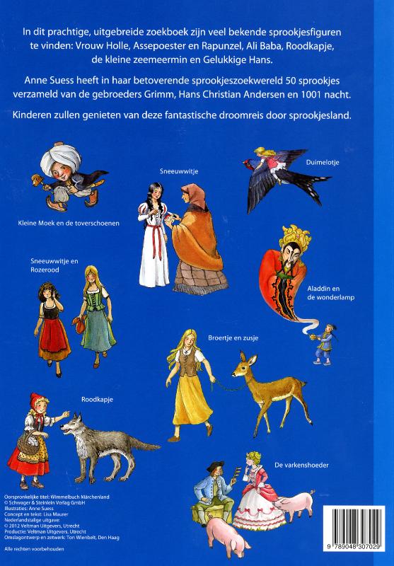 Achterkant van Het sprookjes kijk- en zoekboek
