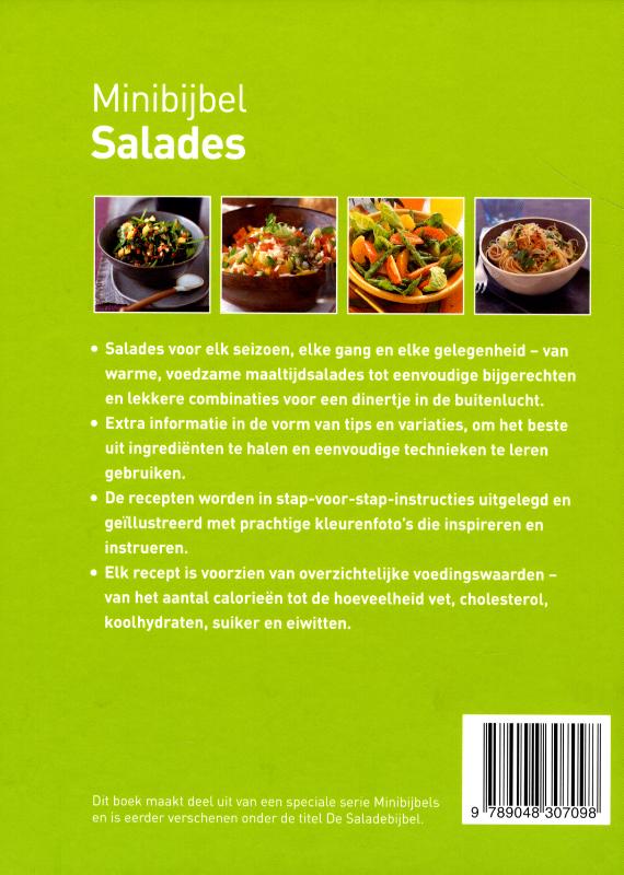 Achterkant van Salades