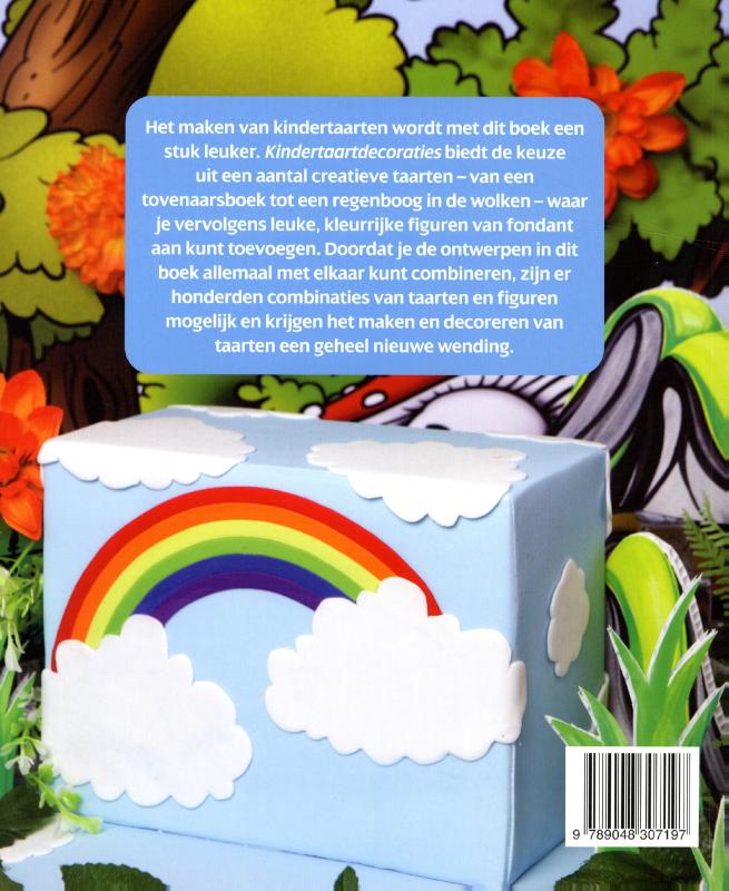 Achterkant van Kindertaartdecoraties