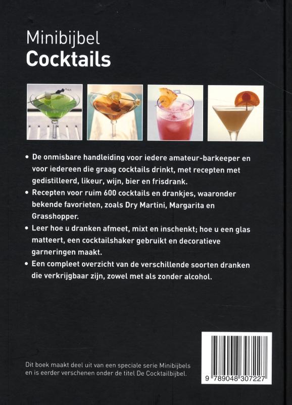 Achterkant van Cocktails