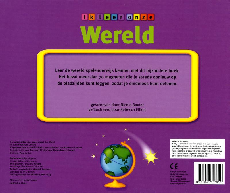 Achterkant van Ik leer onze wereld