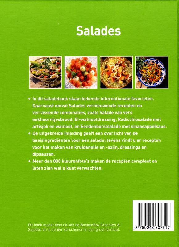 Achterkant van Salades