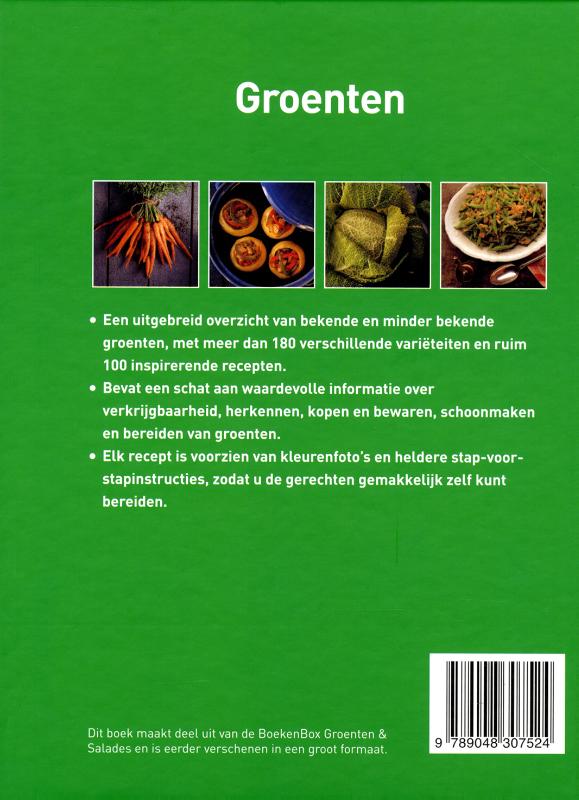 Achterkant van Groenten