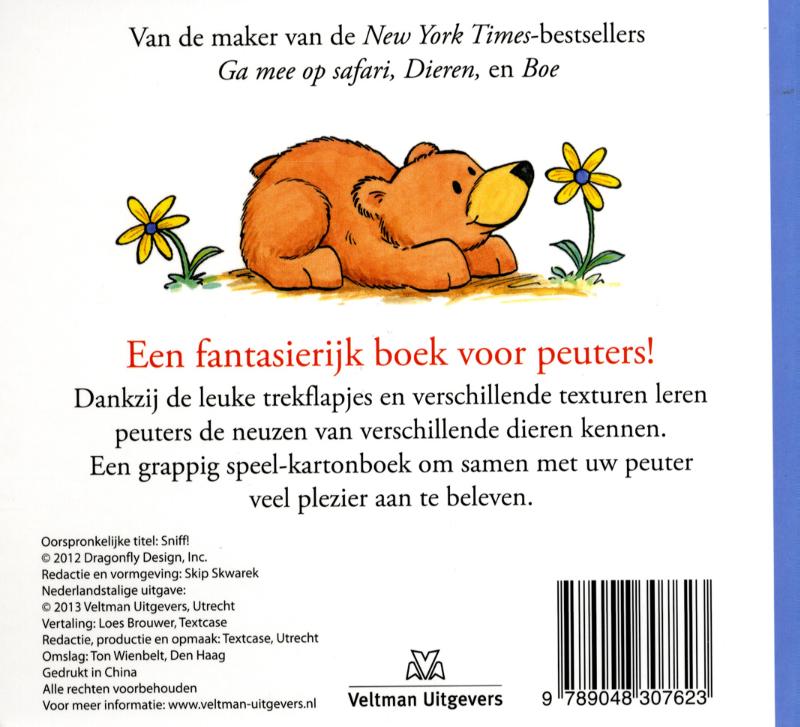 Achterkant van Dieren neuzenboek