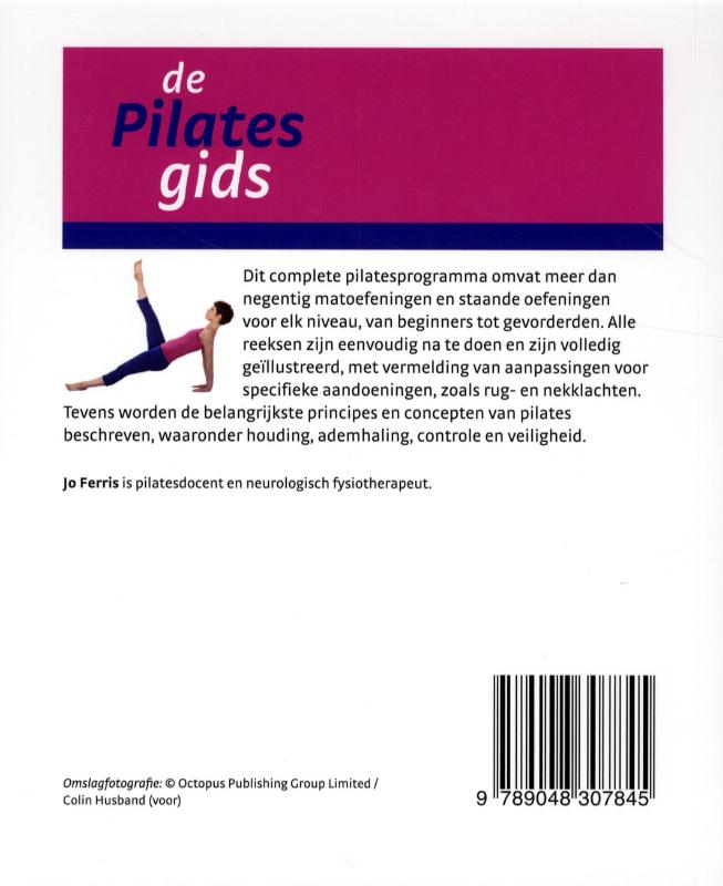 Achterkant van De pilatesgids