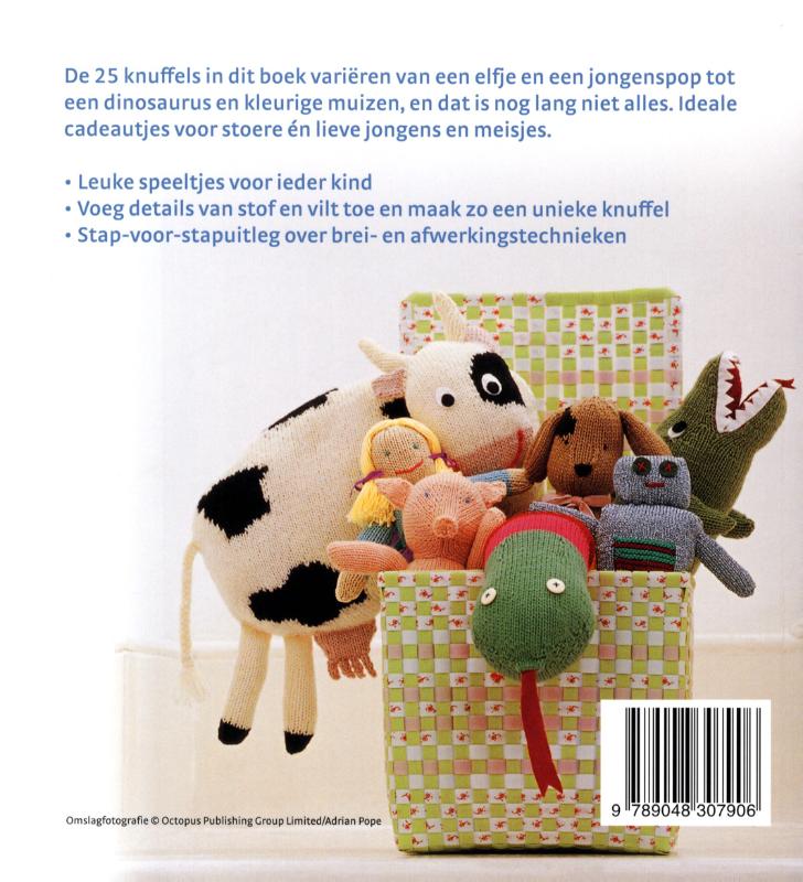 Achterkant van Knuffels breien