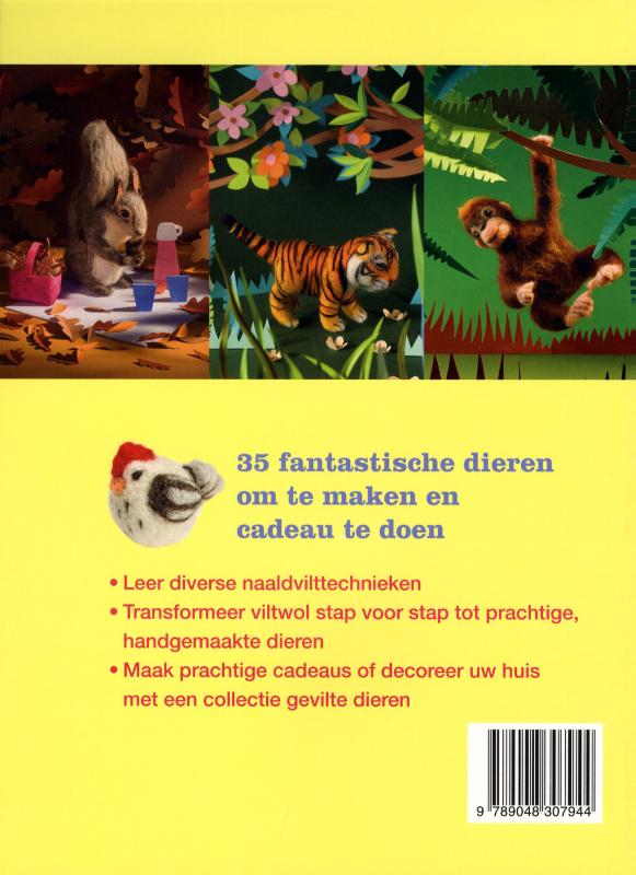 Achterkant van Naaldviltdieren