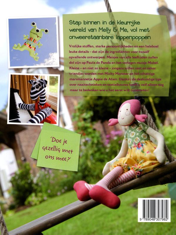 Achterkant van Lappenpoppen maken