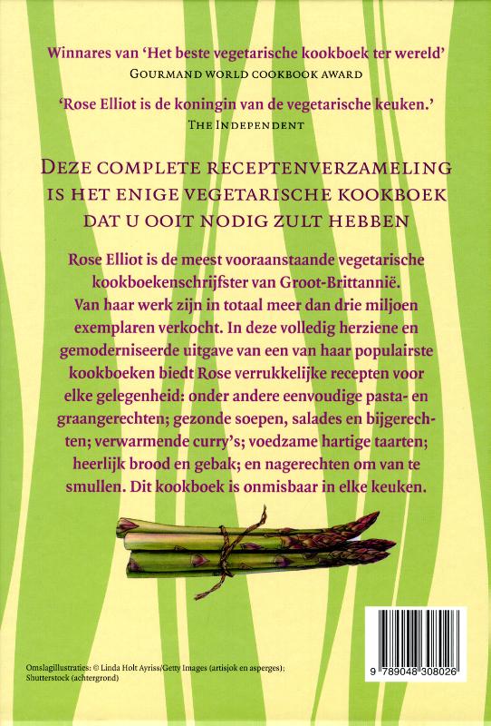 Achterkant van De complete vegetarische keuken
