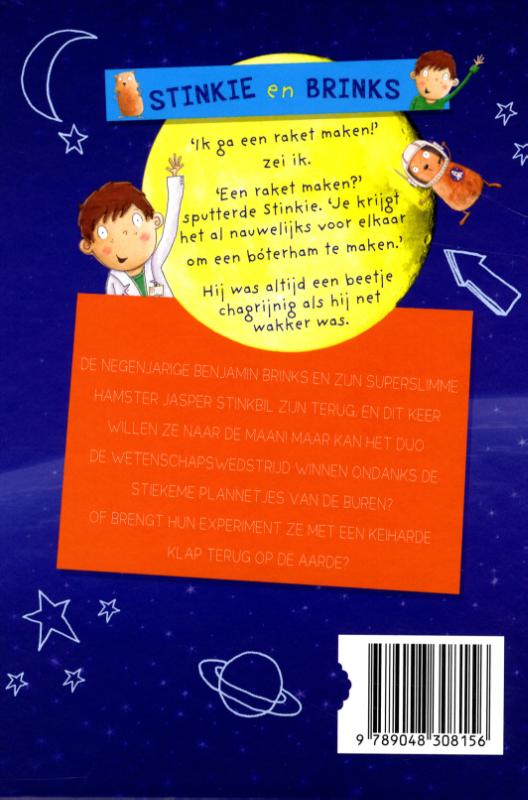 Achterkant van Mijn hamster is een astronaut
