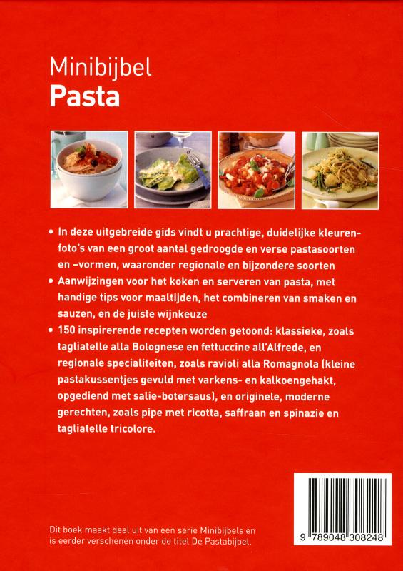 Achterkant van Pasta