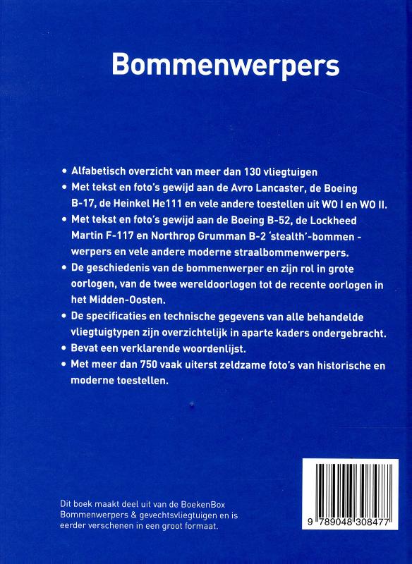 Achterkant van Bommenwerpers