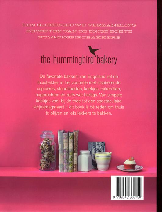 Achterkant van The hummingbird bakery home sweet home