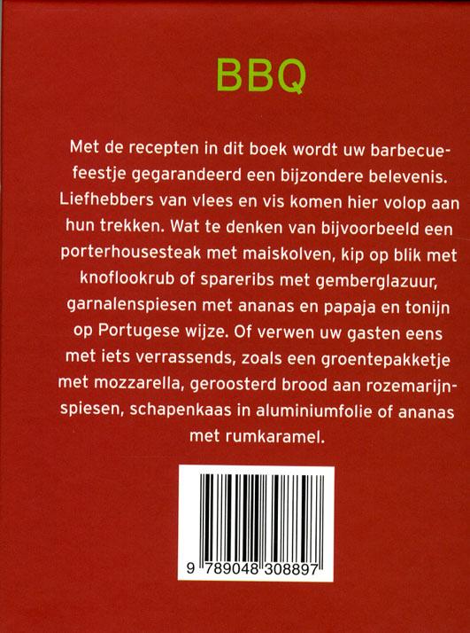 Achterkant van Bbq
